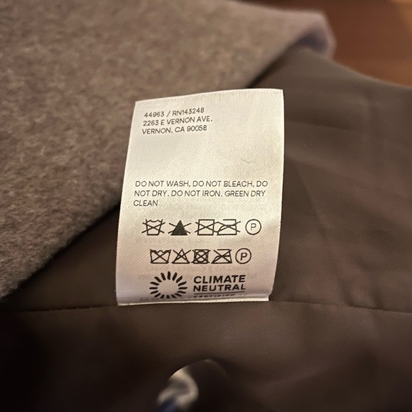 Reformation Kerri Wrap Coat Hedgerow Size Small - Picture 6 of 6